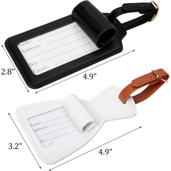 Bride & Groom Wedding Dress and Tuxedo Suitcase Tags - Picture 3 of 5